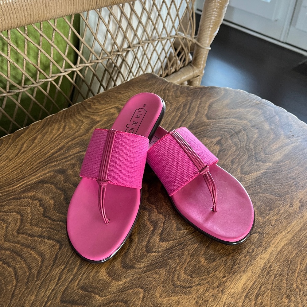 Pink Dressy sandal/slip on